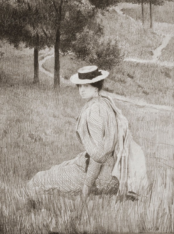 Hawkins, Femme au chapeau