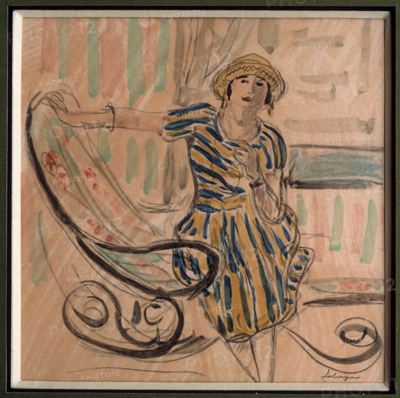Lebasque, Woman in a rocking chair