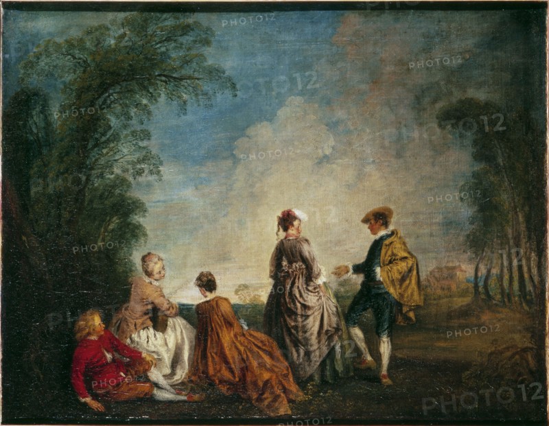 Watteau, La Proposition embarrassante