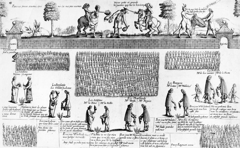 Allégorie des classes sociales françaises