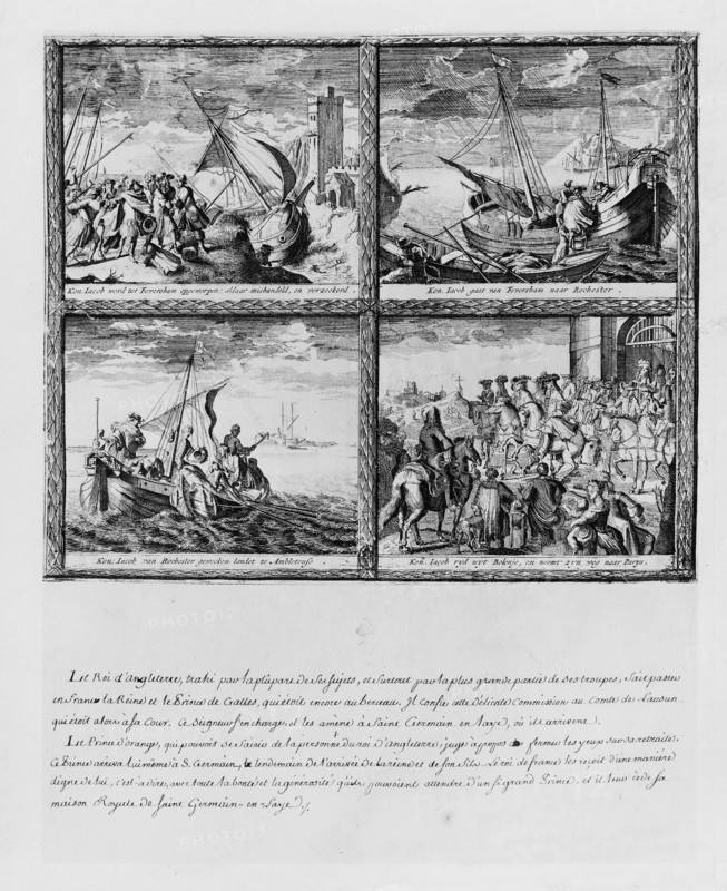 Fuite du roi Jacques II d'Angleterre