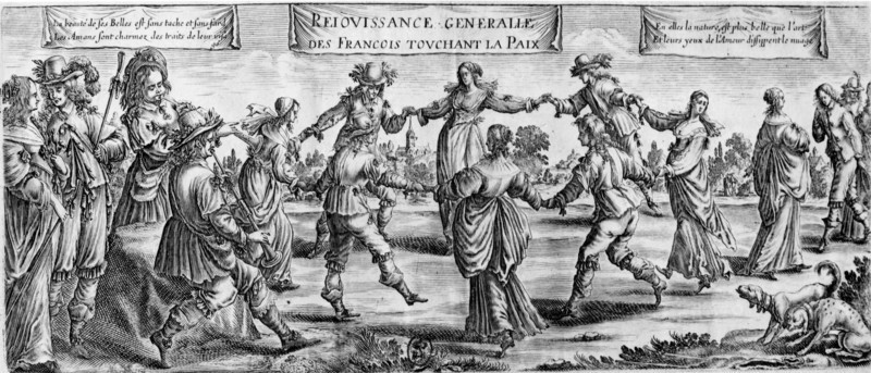 Danseurs célébrant la paix