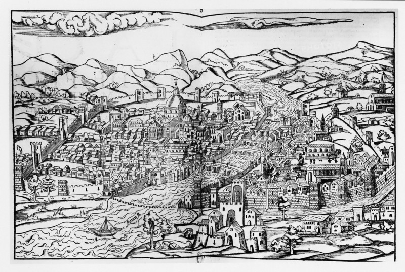 Vue de la ville de Florence en Italie