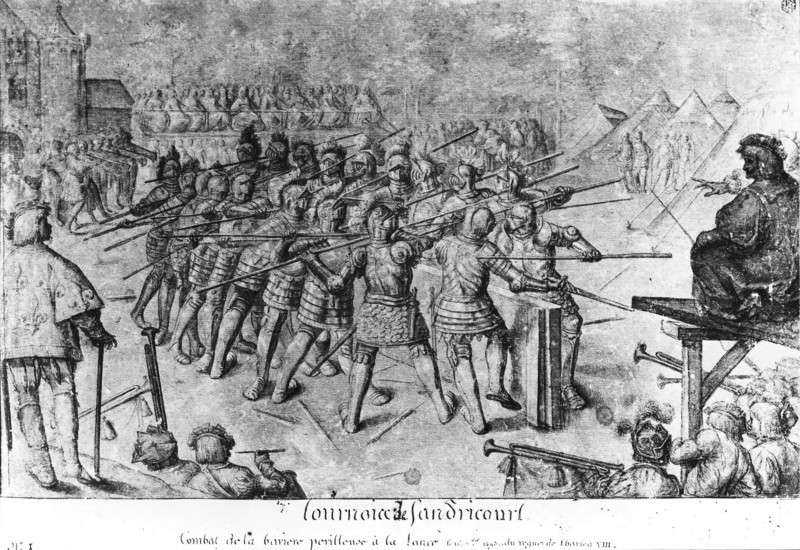 Bollery, Tournois de Sandricourt en 1493