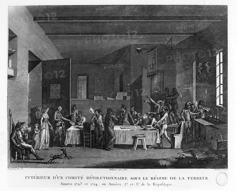 Fragonard, Interior of a Revolutionary Committee in 1793