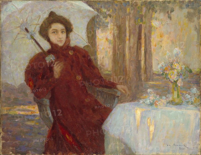 Le Sidaner, Femme à l'ombrelle