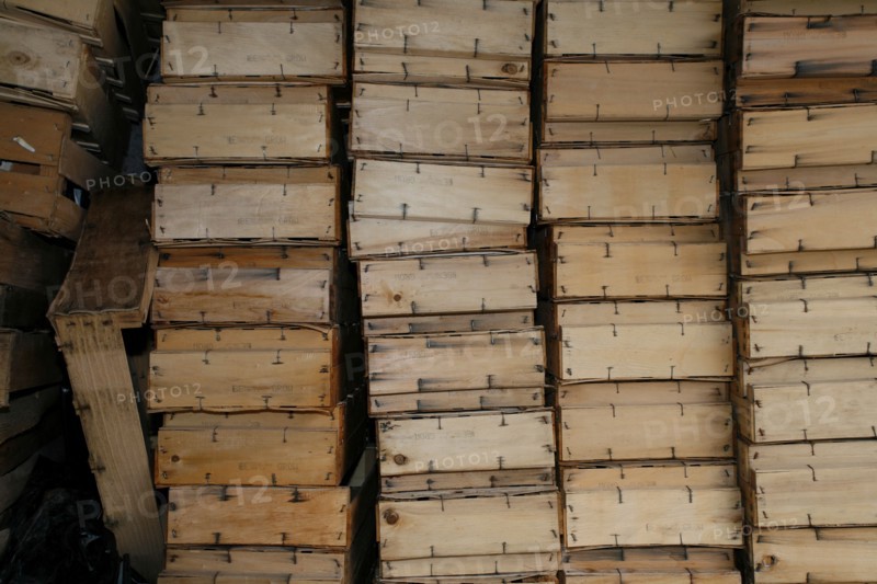 Wooden crates