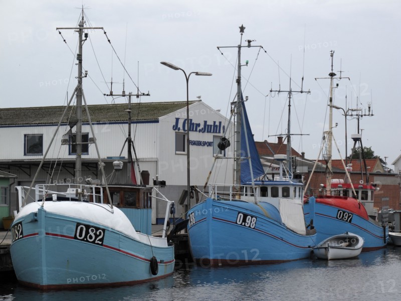 Bateaux de peche au Danemark