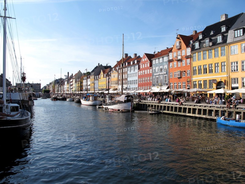 The Nyhavn canal in Copenhagen