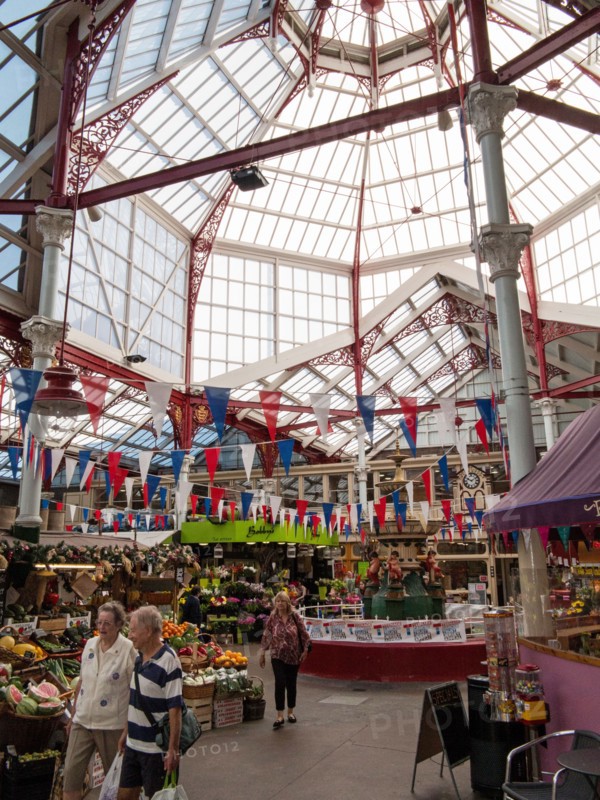 Market of Saint-Helier, capital of Jersey
