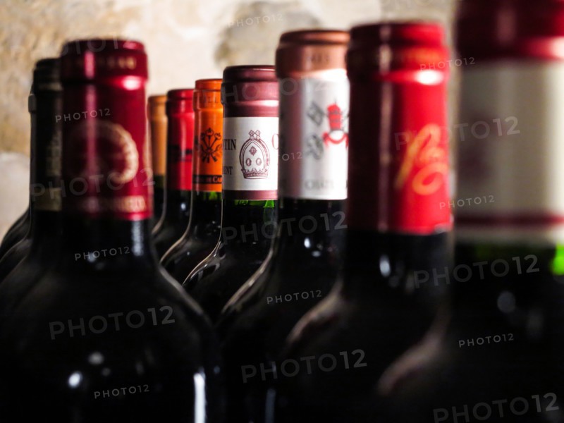 Bouteilles de vin