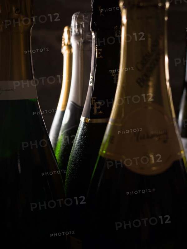Bottles of champagne
