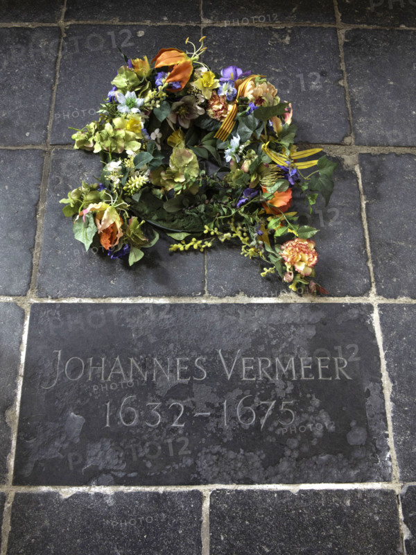 Pierre hommage à Johannes Vermeer, à Delft
