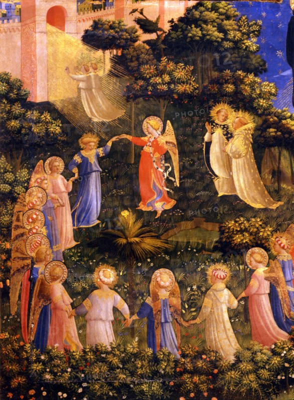 Fra Angelico, The Last Judgement (Heaven)
