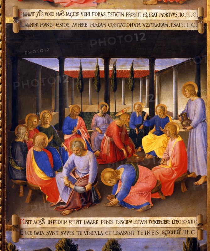 Fra Angelico, Le lavement des pieds