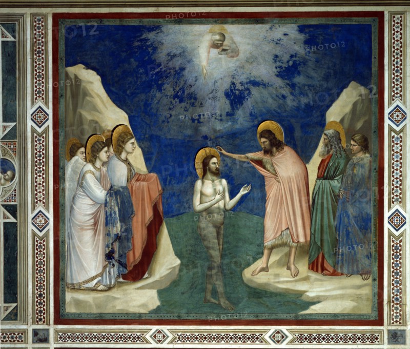 Giotto, Le baptême du Christ