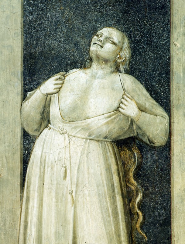 Giotto, Allegories of Virtues and Vices: Wrath