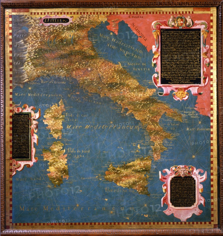 Bonsignori, Carte de la péninsule italienne