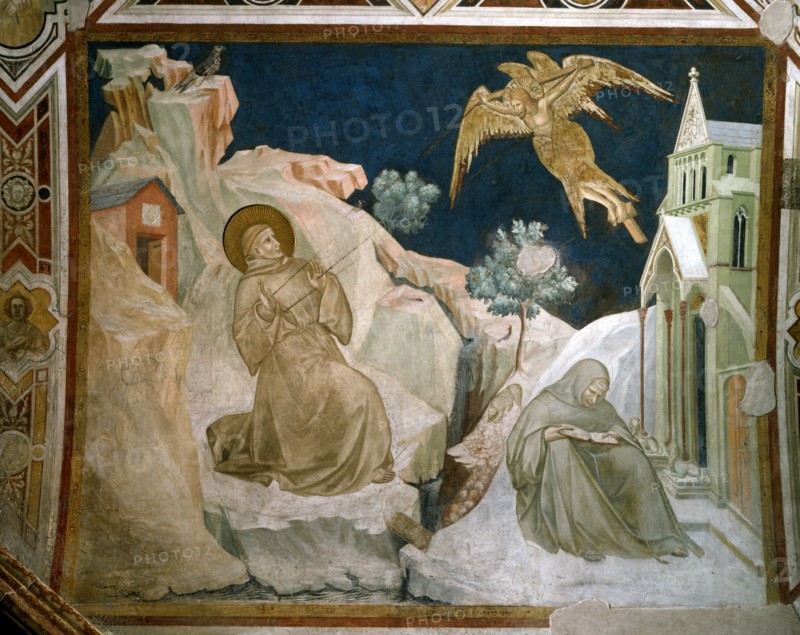 Lorenzetti, Saint François reçevant les stigmates