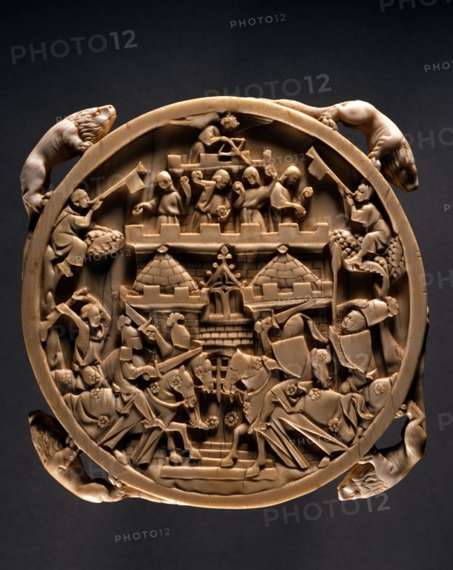 Ivory mirror case