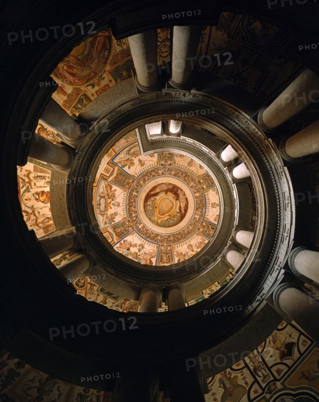 Escalier royal du palais Farnèse à Caprarola