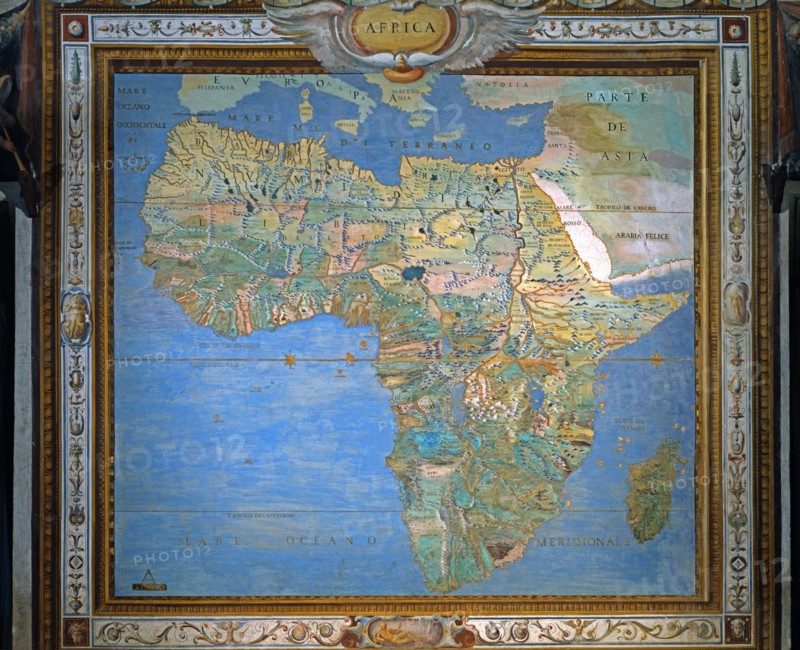 Varese, De Vecchi et Da Reggio, Carte de l'Afrique
