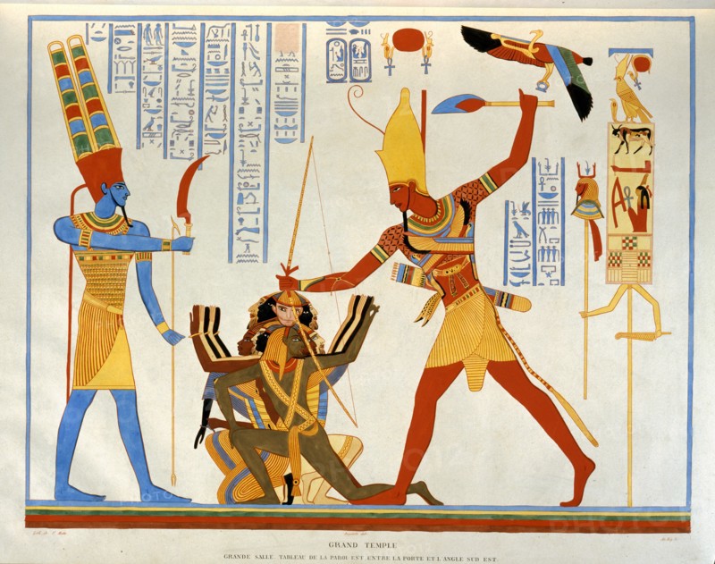 Champollion le Jeune, Killing ritual under Ramesses II