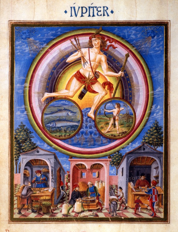 Personnification de la planète Jupiter