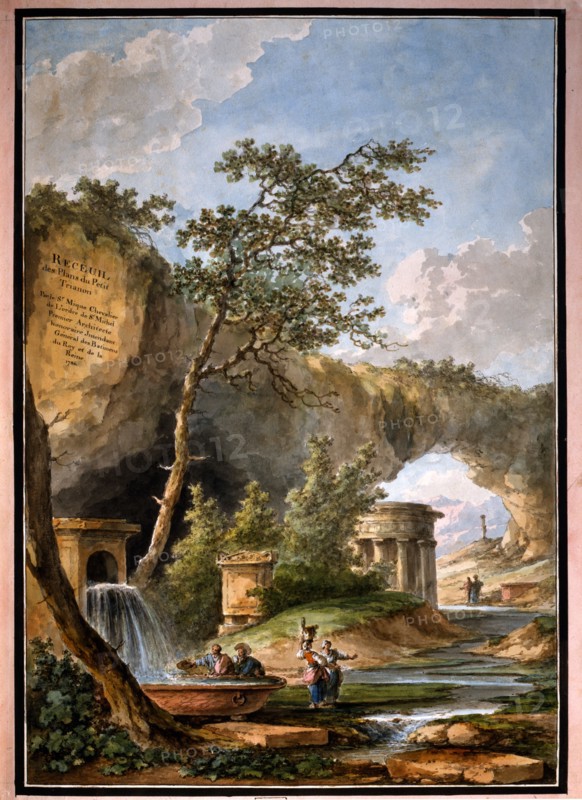 Projet pour les jardins du Petit Trianon à Versailles