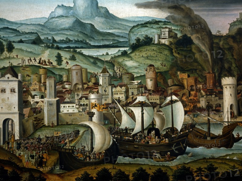 Gerung, The Judgement of Paris and the destruction of Troy (detail)