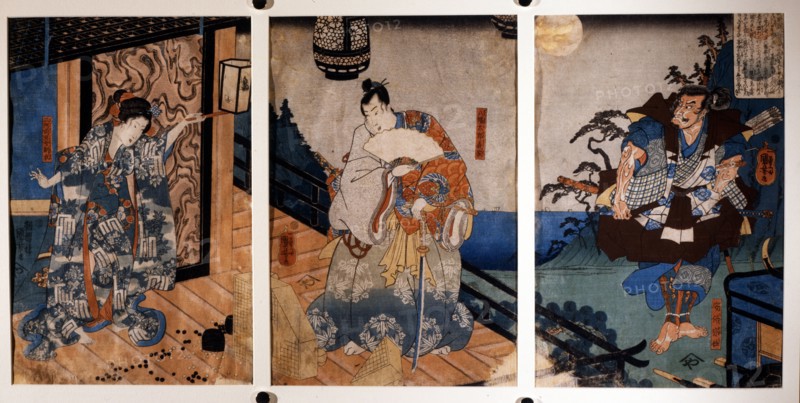 Kuniyoshi, Triptyque