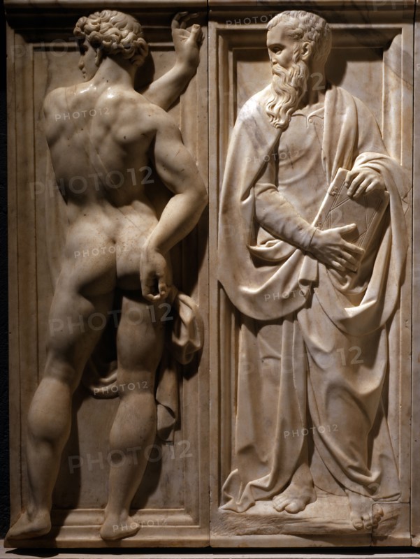 Bandinelli, Figures de prophète et de héros nu