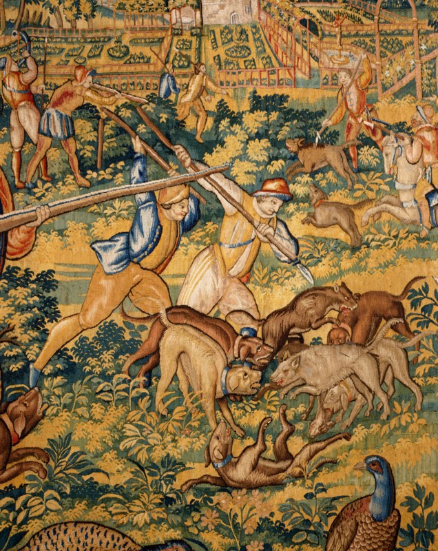 Mattens, The wolf hunt (detail)