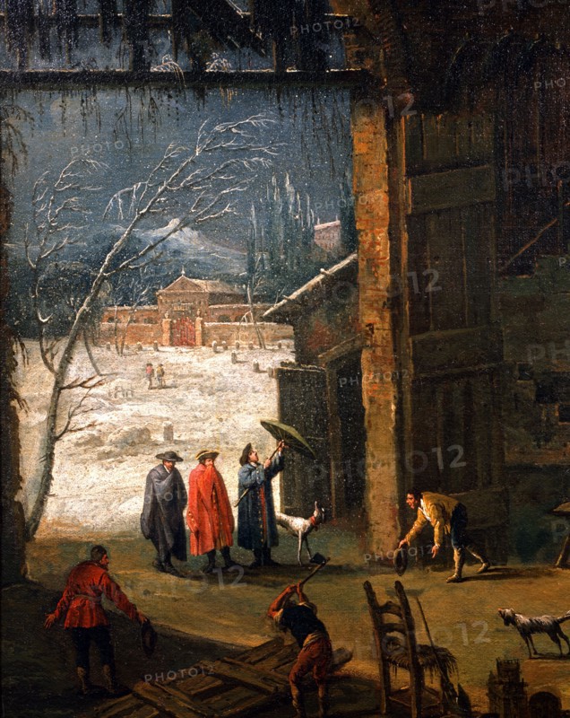 Diziani, L'Hiver (détail)