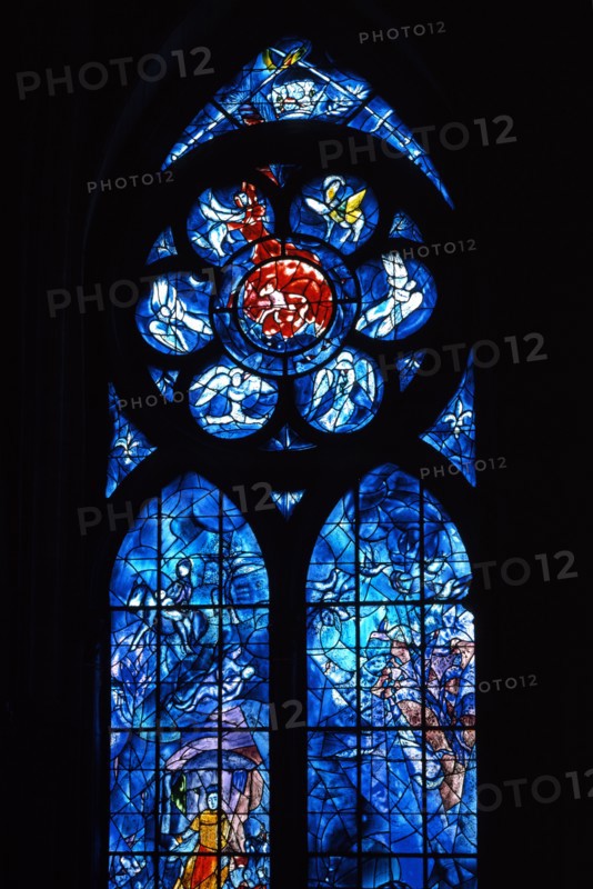 Chagall, Vitrail de l'abside de la cathédrale de Reims