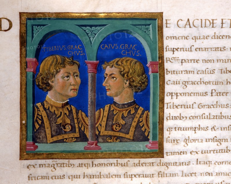 Tiberius and Gaius Gracchus (the Gracchi)