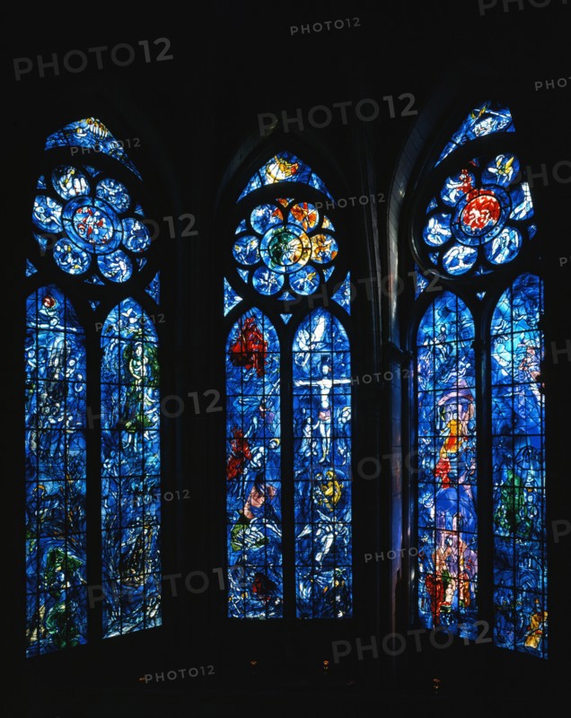 Chagall, Vitraux de l'abside de la cathédrale de Reims