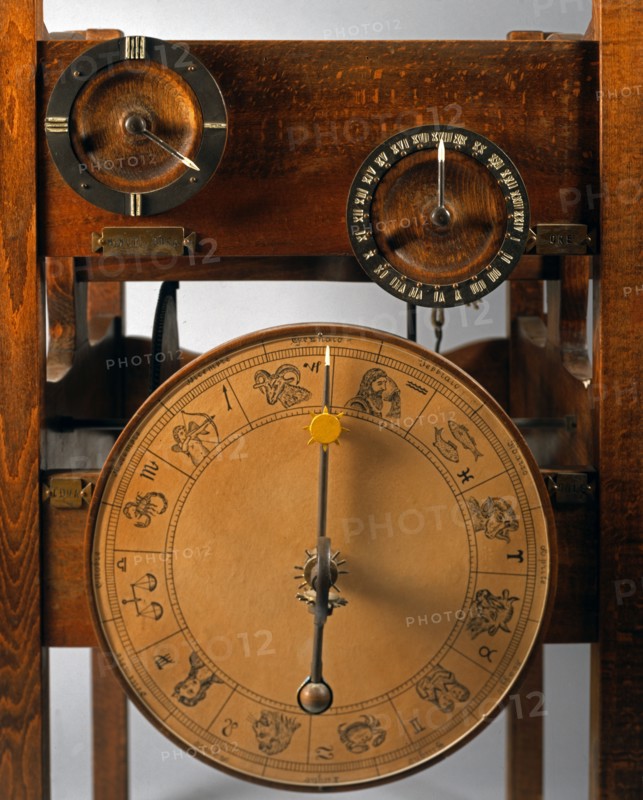 Maquette d'une machine dessinée par Léonard de Vinci