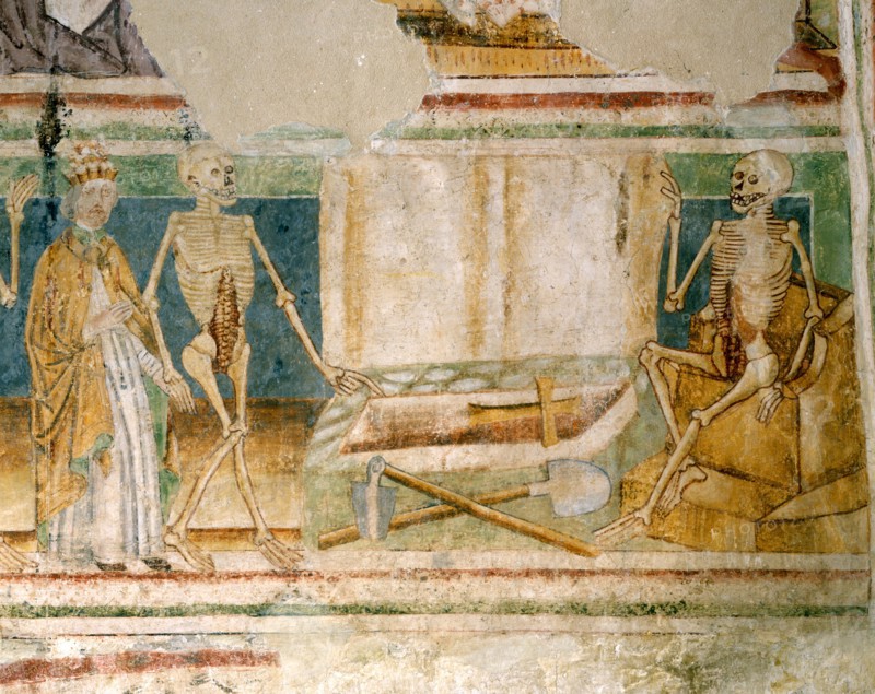 Death accompanying the Pope