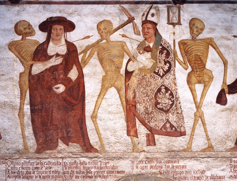 Dance of Death from the San Vigilio Church, Pinzolo (Italy)
