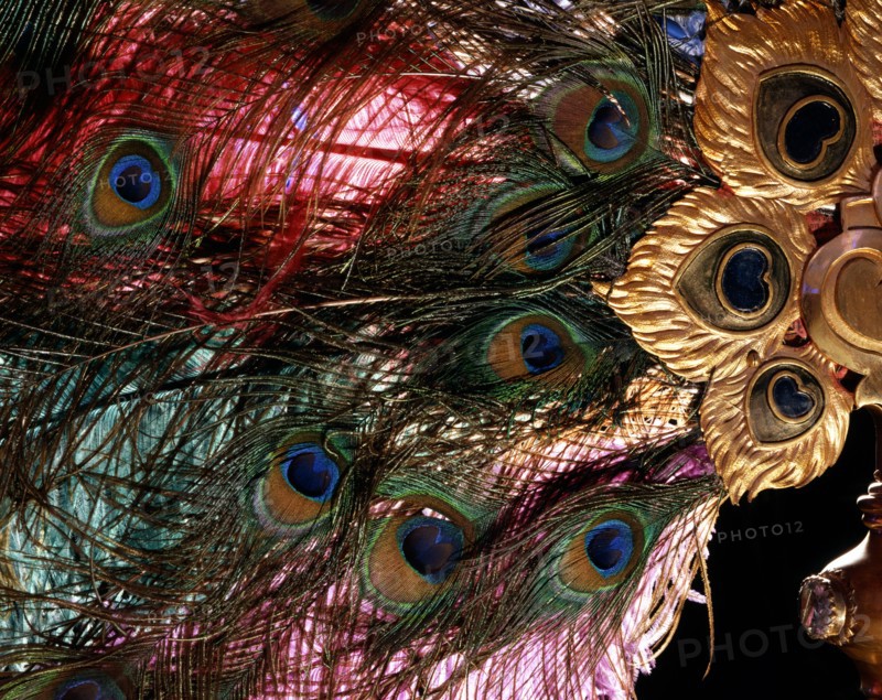 Detail of decorative fan
