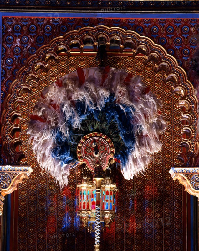 Interior of the "Moorish pavillion" of the Linderhof Palace