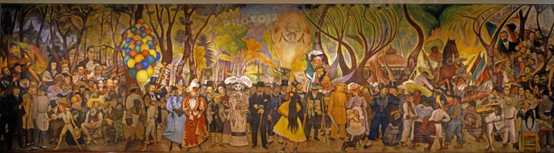 Rivera, Dream of a Sunday Afternoon in Alameda Central