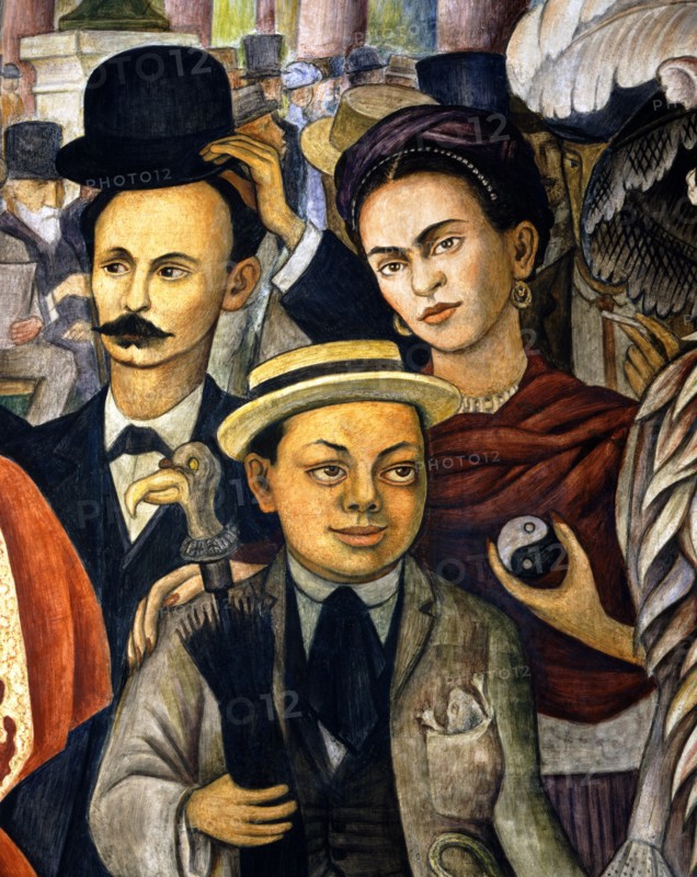 Rivera, Dream of a Sunday Afternoon in Alameda Central (detail)