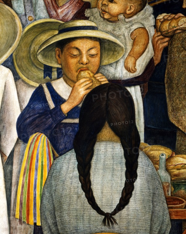 Rivera, Dream of a Sunday Afternoon in Alameda Central (detail)