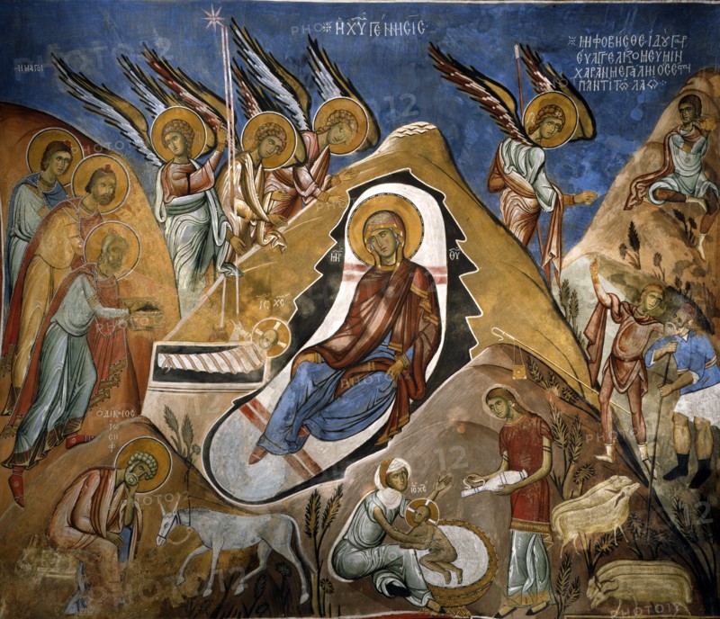 The Adoration of the Magi and the Annunciation to the shepherds