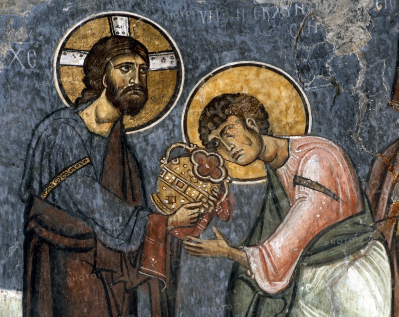 La Communion des apôtres (détail)