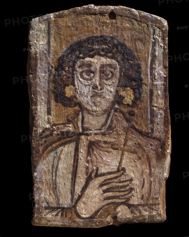 Representation of San Vittorio, Christian martyr.