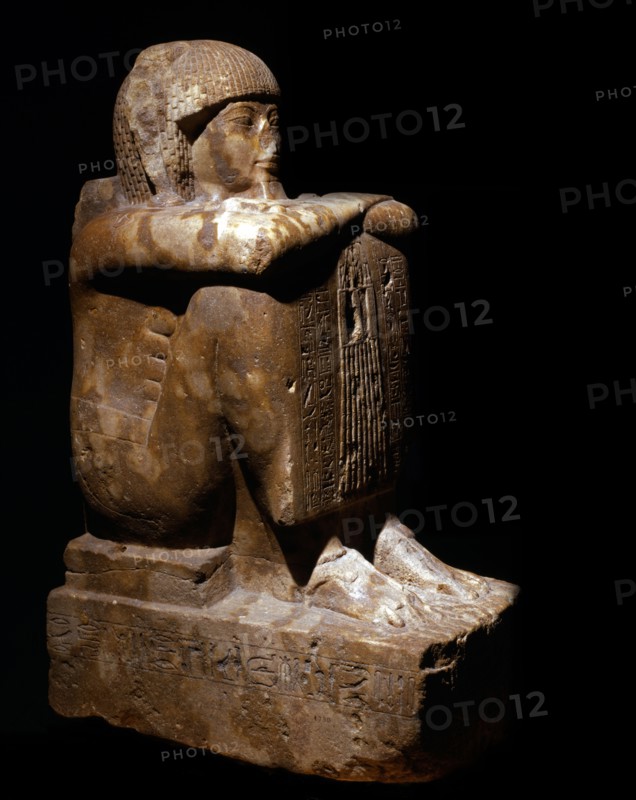 Statue cube du prêtre Ptahmose