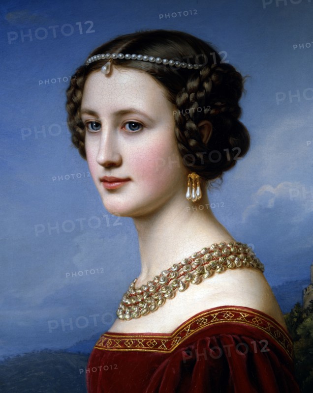 Stieler, Portrait of Cornelia Vetterlein (detail)